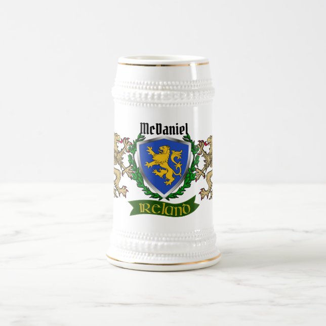McDaniel/Daniel Irish Shield Beer Stein (Center)