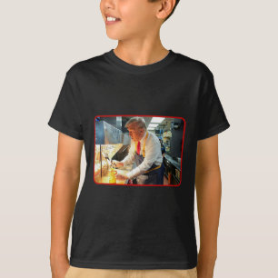 Mcdon 2024 Funny Donald Trump French Fry Cooking F T-Shirt
