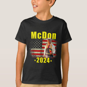 Mcdon 2024 Funny Donald Trump French Fry Cooking F T-Shirt