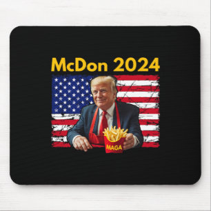 Mcdon Funny Donald Trump French Fry Cooking Fries Mouse Pad