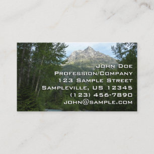 McDonald Creek at Glacier National Park Business Card