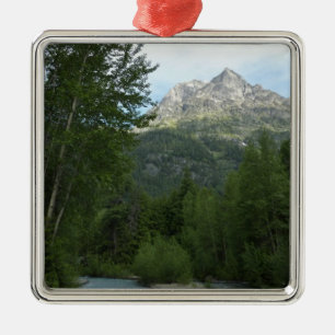 McDonald Creek at Glacier National Park Metal Tree Decoration