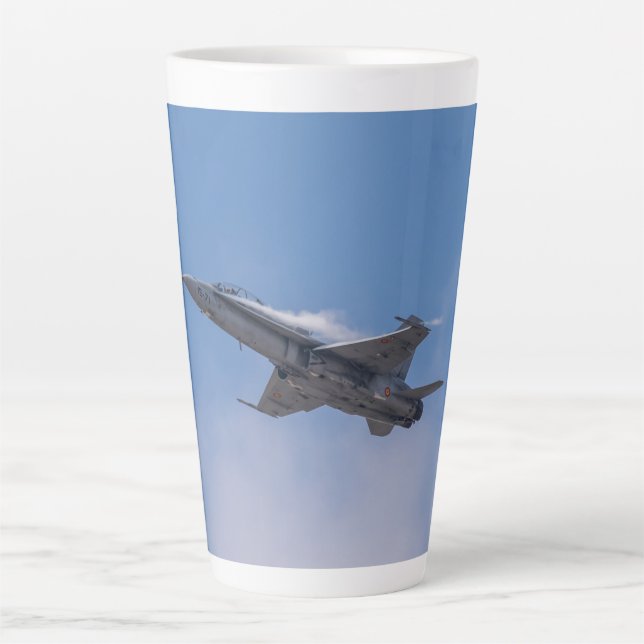 McDonnell Douglas F/A-18 Hornet Latte Mug (Front)