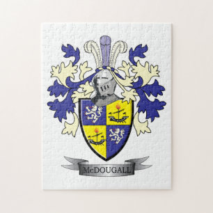 McDougall Family Crest Coat of Arms Jigsaw Puzzle