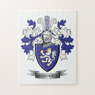 McDowell Family Crest Coat of Arms Jigsaw Puzzle
