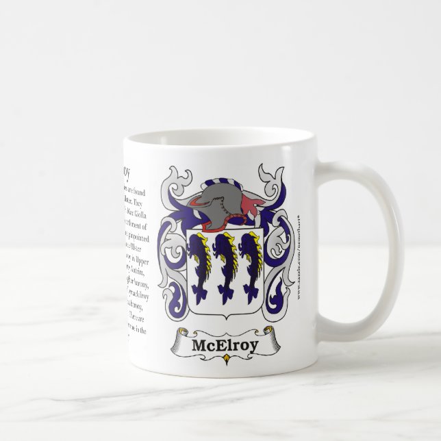 McElroy Family Coat of Arms Mug (Right)