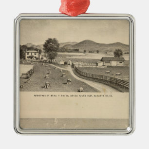 McFarland, Smith residences Metal Tree Decoration