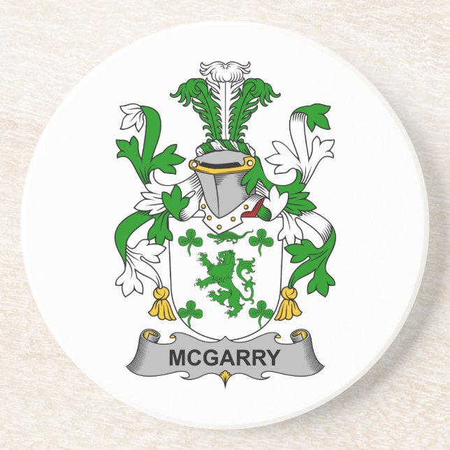 McGarry Family Crest Coaster (Front)