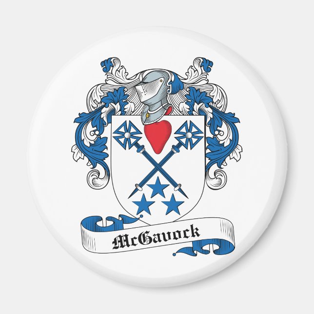 McGavock Family Crest Magnet (Front)