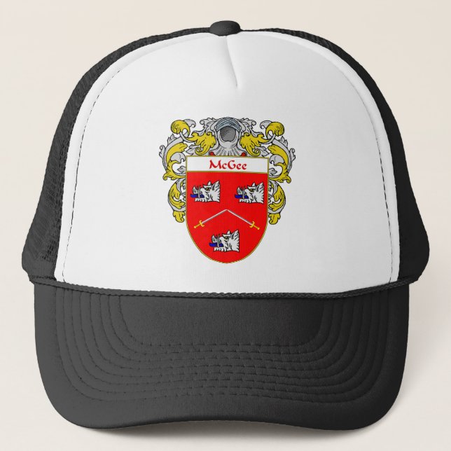 McGee Coat of Arms (Mantled) Trucker Hat (Front)