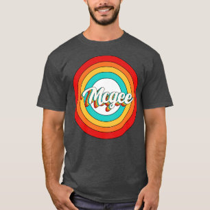 Mcgee Name Shirt Vintage Mcgee Circle