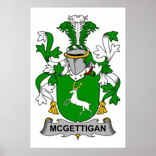 McGettigan Family Crest Poster