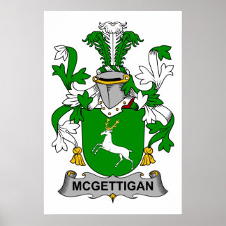 McGettigan Family Crest Poster