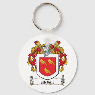 McGill Family Crest Key Ring