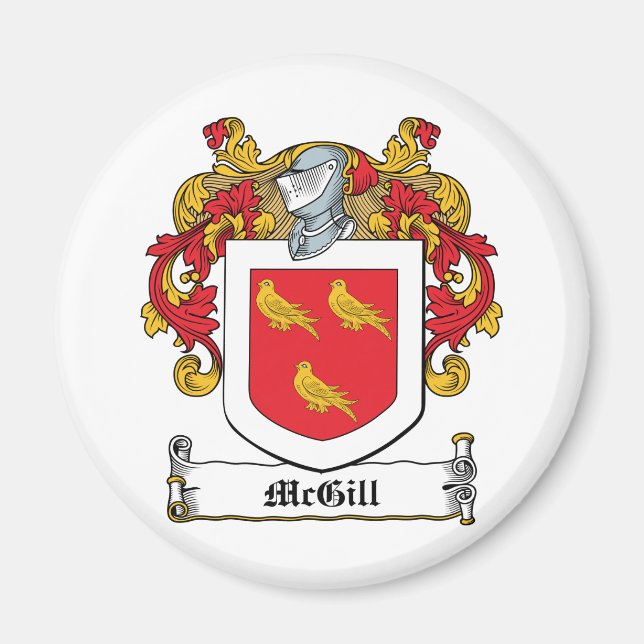 McGill Family Crest Magnet (Front)