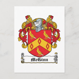 McGinn Family Crest Postcard
