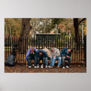 McGolrick Park - 5 Sleeping Men Poster