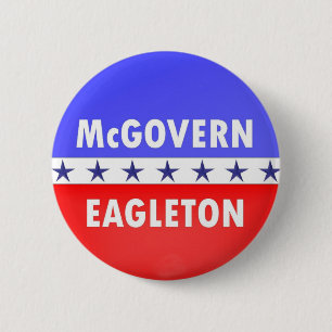 McGovern Eagleton 6 Cm Round Badge