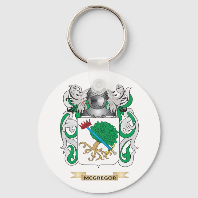 McGregor Coat of Arms (Family Crest) Key Ring (Front)