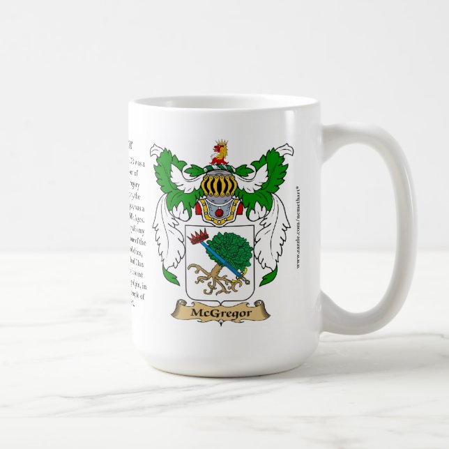 McGregor name, the Origin, the Meaning and the Cre Coffee Mug (Right)