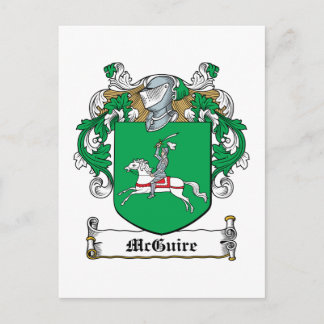 McGuire Family Crest Postcard