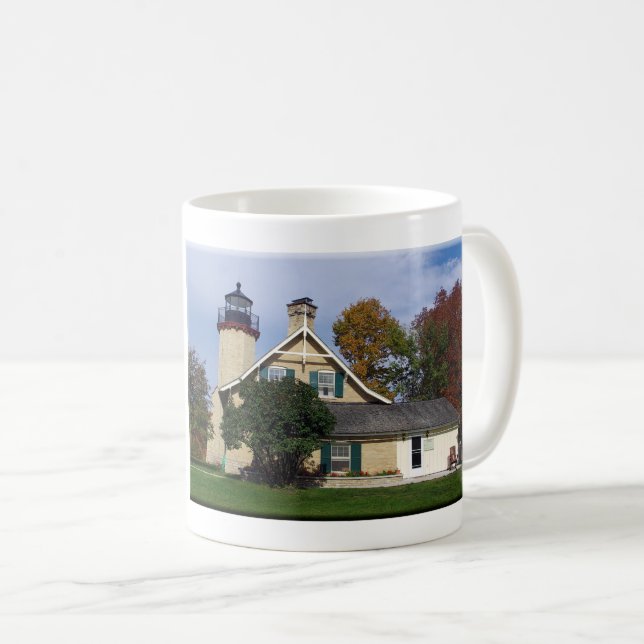 McGulpin Point Lighthouse 2011 coffee mug (Front Right)