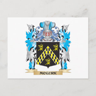 Mcgurk Coat of Arms - Family Crest Postcard