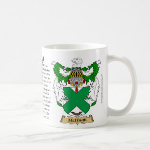 McHugh, the Origin, the Meaning and the Crest Coffee Mug