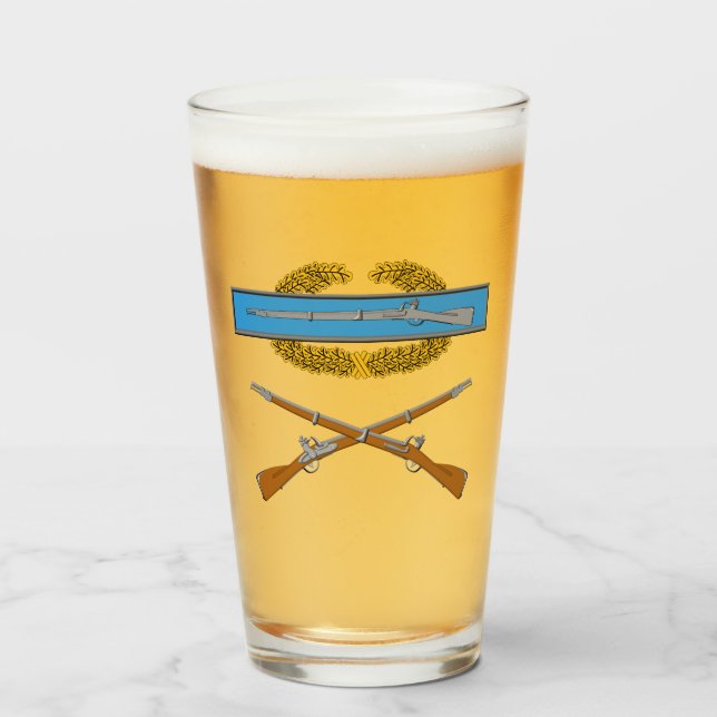 MCIB Master Combat Infantry Badge Glass (Front Filled)