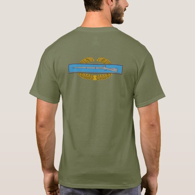 MCIB Master Combat Infantry Badge T-Shirt (Back)