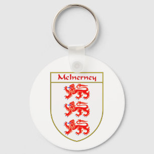 McInerney Coat of Arms/Family Crest Key Ring
