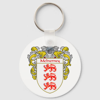McInerney Coat of Arms (Mantled) Key Ring
