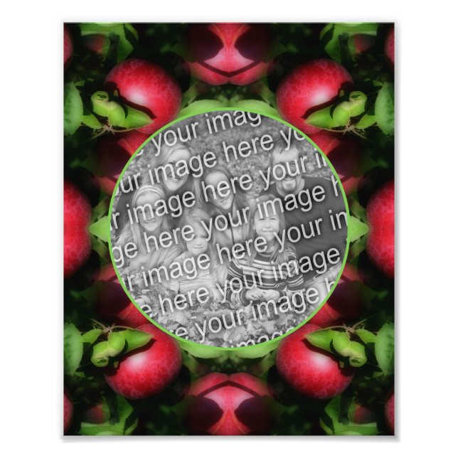 McIntosh Apples Nature Frame Create Your Own  Photo Print (Front)