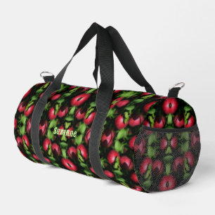 McIntosh Apples On The Tree Abstract Personalised Duffle Bag