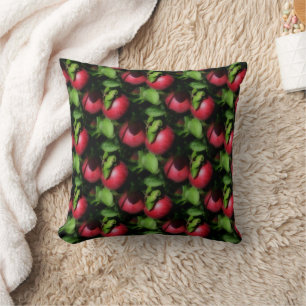 McIntosh Apples On The Tree Nature Pattern Cushion