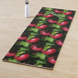 McIntosh Apples On The Tree Nature Pattern    Yoga Mat