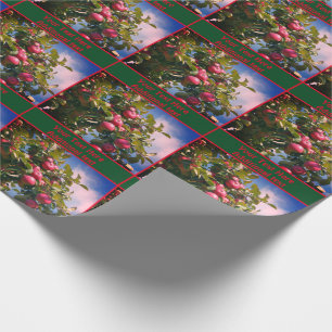 McIntosh Apples On Tree Nature Personalised Wrapping Paper