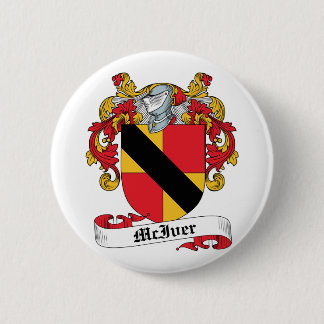 McIver Family Crest 6 Cm Round Badge