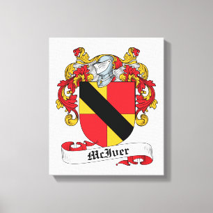 McIver Family Crest Canvas Print