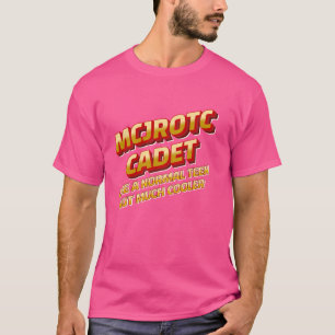 MCJROTC Cadet Junior ROTC Military Student Proud M T-Shirt