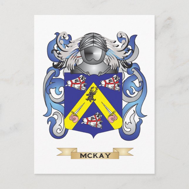 McKay Coat of Arms (Family Crest) Postcard (Front)