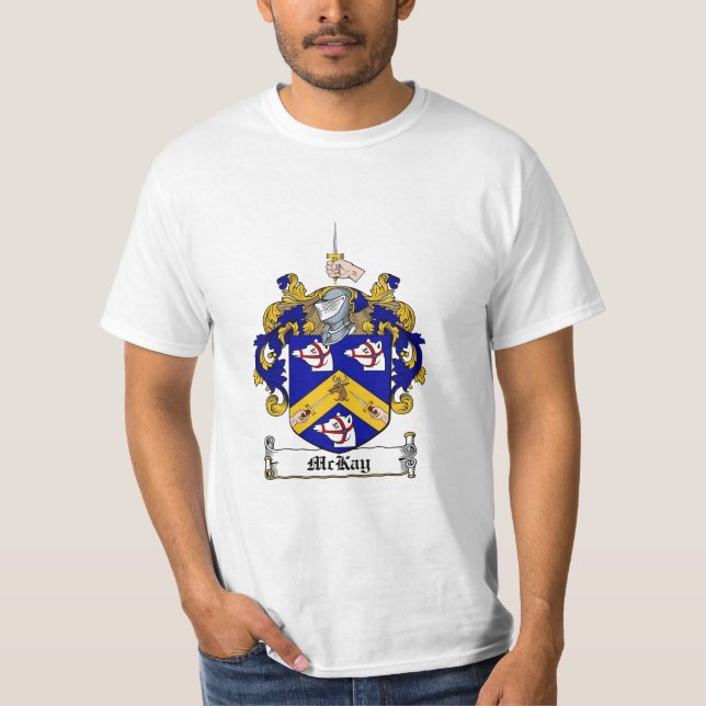 Mckay Family Crest - Mckay Coat of Arms T-Shirt (Front)