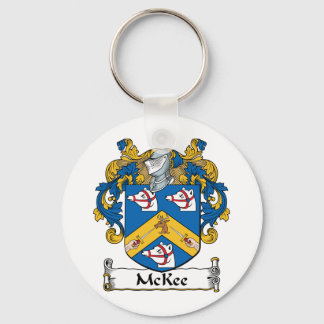 McKee Family Crest Key Ring