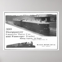 McKeen 300 HP Gasoline Motor Car