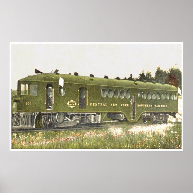 McKeen Gasoline Motor Car 101 Poster (Front)