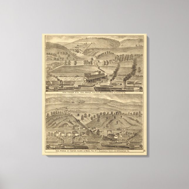 McKeesport Allegheny County, Pennsylvania Canvas Print (Front)