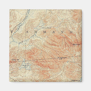McKenzie and Moose Ponds, McKenzie Mountain Detail Magnet