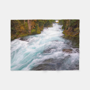 McKenzie River Oregon Fleece Blanket