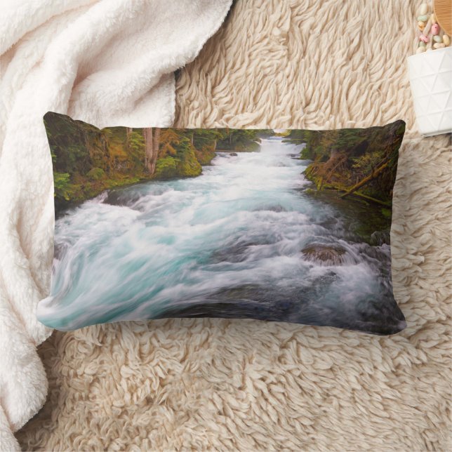 McKenzie River | Oregon Lumbar Cushion (Blanket)