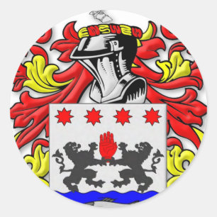 McKeon Coat of Arms Classic Round Sticker